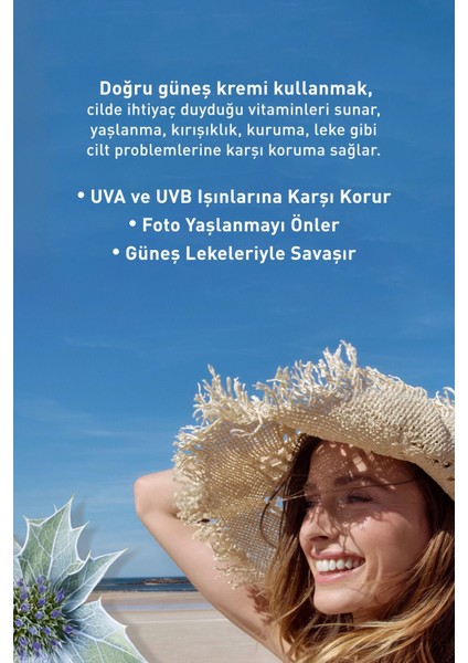 “Yves Rocher SPF 50+ Yüksek Korumalı Yağlanma ve Leke Karşıtı Yüz Güneş Kremi/Solaire Peau Parfaite-40 ml