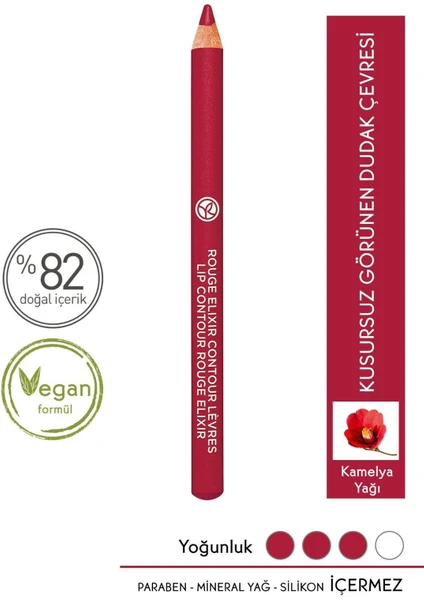 Yves Rocher Tahta Dudak Kalemi-03. Kırmızı-1.2g-76260