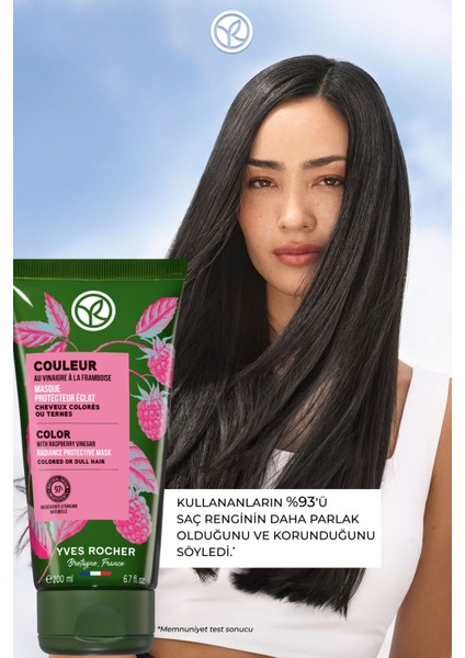 Boyalı Saçlar İçin (Couleur) Renk Koruyucu Saç Maskesi - Vegan-200 ml fırsatları