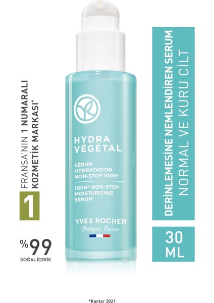 Normal-Kuru Cilt,Hyaluronik Asit&Aloe Vera Cilt Serum-Hydra Vegetal Bitkisel Nemlendirici Bakım-30ml