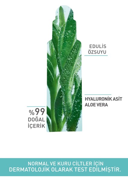 Normal-Kuru Cilt,Hyaluronik Asit&Aloe Vera Cilt Serum-Hydra Vegetal Bitkisel Nemlendirici Bakım-30ml