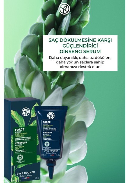 Saç Dökülmesine Karşı (Anti- Chute) Güçlendirici Ginseng Serum - Vegan-75 ml