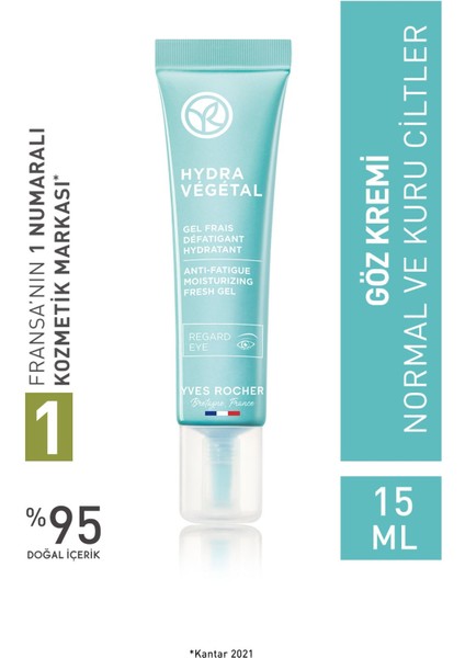 Normal Ve Kuru Ciltler Için Hydra Vegetal - Aloe Vera & Escin - Göz Kremi -15 Ml-284