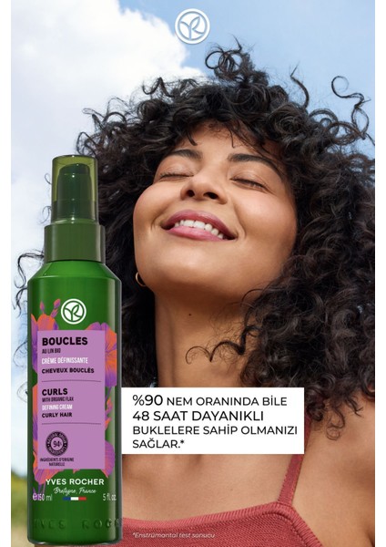 Kıvırcık ve Dalgalı Saçlar İçin (Boucle) Bukle Belirginleştirici Bakım Kremi - Vegan-150 ml