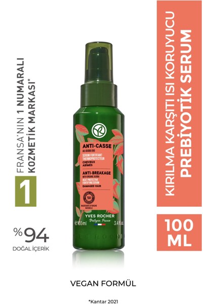 Kırılma Karşıtı/Isı Koruyucu (Reparation) Prebiyotik Serum - Vegan-100 ml