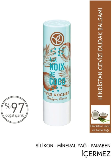 Yves Rocher Hindistan Cevizi Dudak Balsamı-4.8 g