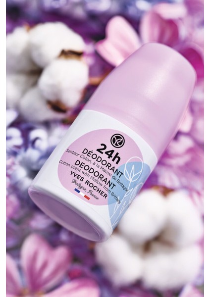 Roll-on Deodorant - Pamuk Çiçeği & Ebegümeci-50 ml