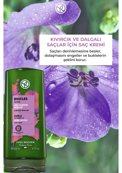 Kıvırcık ve Dalgalı Saçlar İçin (Boucle) Bukle Belirginleştirici Saç Kremi - Vegan-200 ml