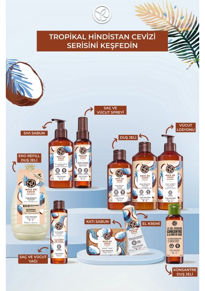 Saç ve Vücut Yağı - Tropikal Hindistan Cevizi - 100ml-57384