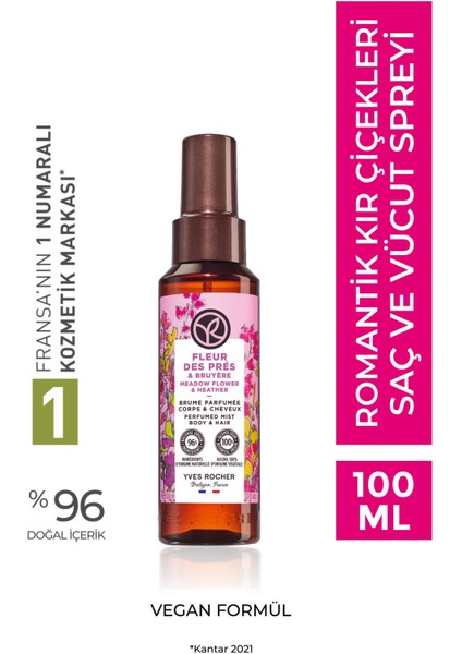 Saç ve Vücut Spreyi- Romantik Kır Çiçekleri- 100ml-68199