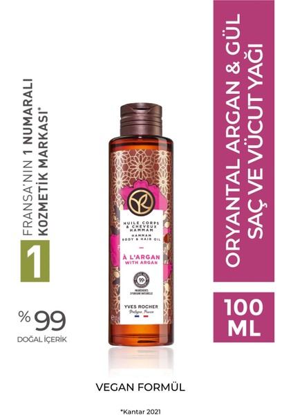 Saç ve Vücut Yağı - Oryantal Argan - 100ml-57960