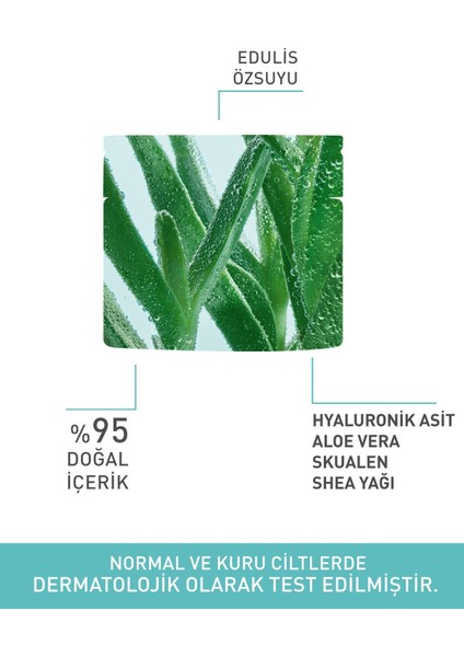 Normal ve Kuru Cilt,Hyaluronik Asit Maske Etkili Krem-Hydra Vegetal Bitkisel Nemlendirici Bakım-75ml