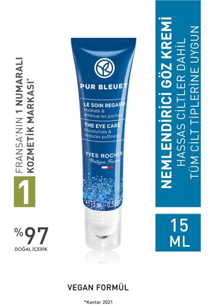 Tüm Ciltler Için Pur Bleuet Göz Serumu-15 ml