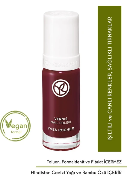 Yves Rocher Go Green Oje-15 Koyu Bordo-99781