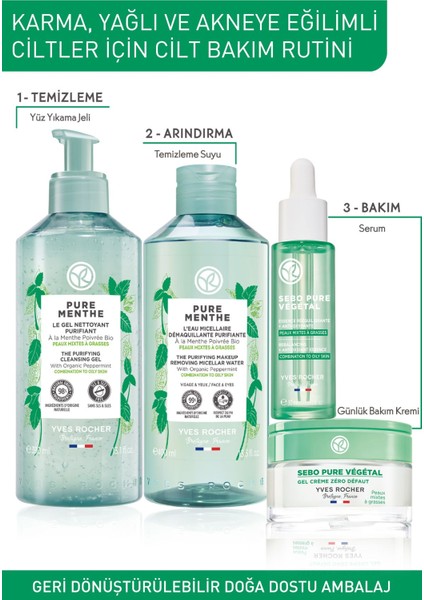 Çinko&Salisilik Asit,Antioksidan,Yağ Dengeleyici Serum-SeboPureVegetal BitkiselArındırıcı Bakım-30ml