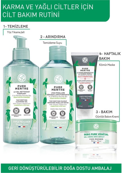 Karma Ve Yağlı Ciltler Için Sebo Pure Vegetal Jel Krem - Çinko & Salisilik Asit-50 Ml-39979