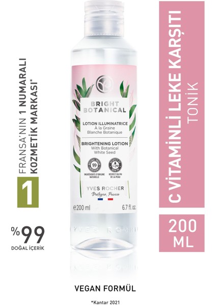 Leke Ve Kırışık Karşıtı Bitkisel Kompleks Bakım Bright Botanical - Tonik-200ml