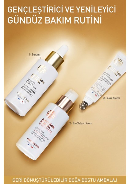 Leke Ve Yaşlanma Karşıtı Bitkisel Kök Hücre Bakımı Anti-age Global Radiance- Vitamin E - 30 Spf Krem