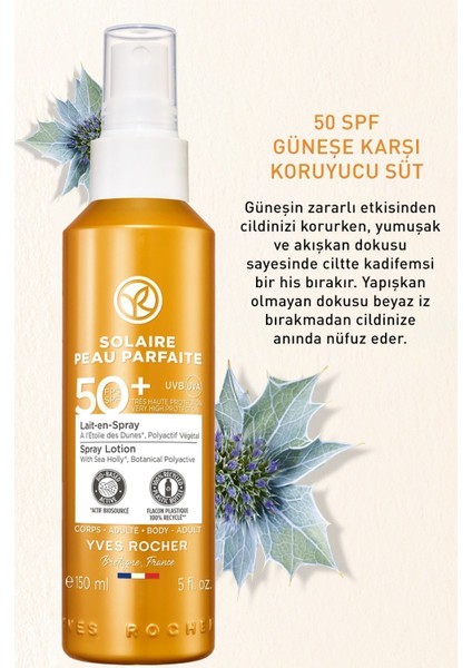 Spf 50 Güneş Koruyucu Vücut Spreyi/solaire Peau Parfaite-150 ml