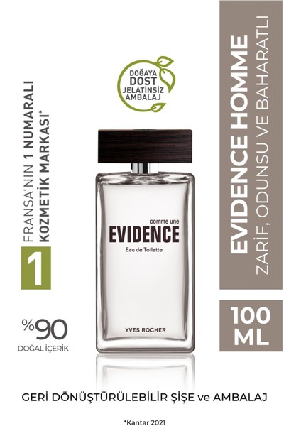 Comme Une Evidence Erkek Edt-100 ml