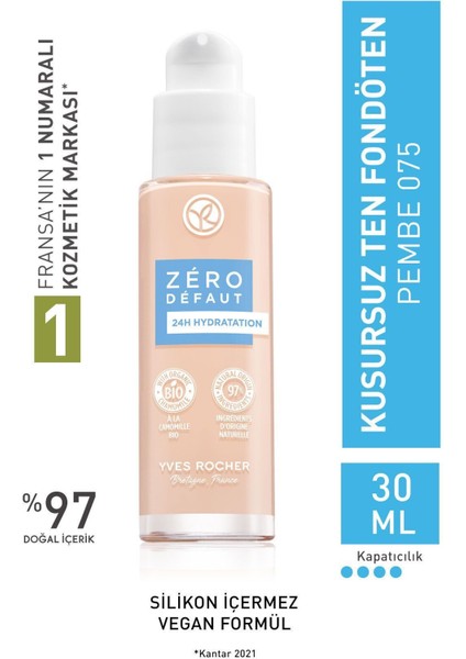 Kusursuz Ten Fondöten-Pembe 075-30 ML-54092