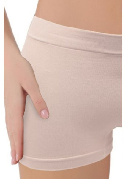 Mikro Fiber Kadın Kısa Boxer 1'li Özel Paket - Siyah, Beyaz, Ten | S/m, L/xl fiyatları