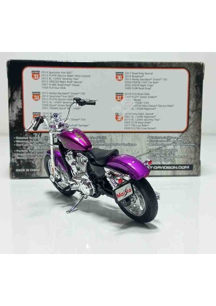 Dianomimaisto 1:18 Ölçek 2013 Harley Davidson Xl 1200 V // Metal Motosiklet