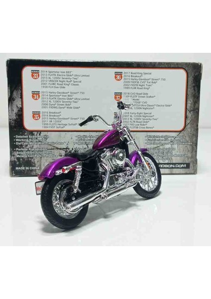 Dianomimaisto 1:18 Ölçek 2013 Harley Davidson Xl 1200 V // Metal Motosiklet