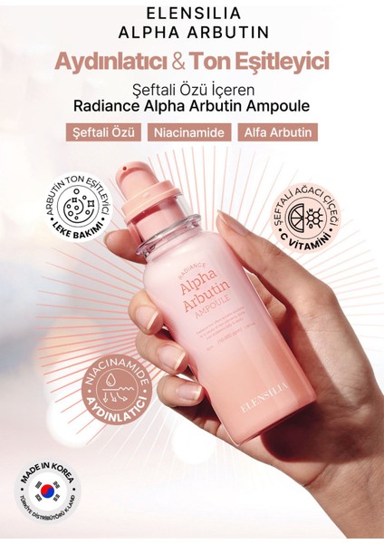 Aydınlatıcı, Arbutin Serum Elensılıa Radiance Alpha Arbutin Ampoule 50ML