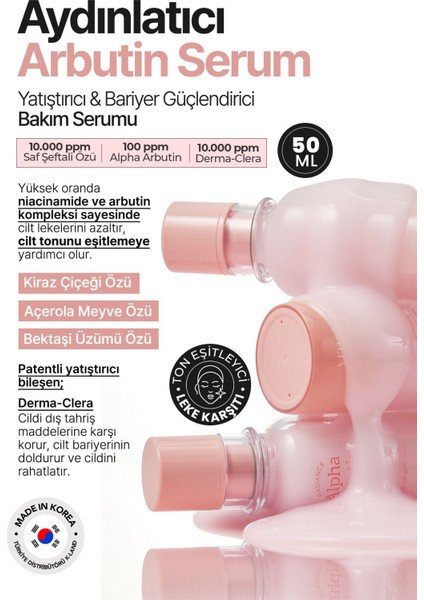 Aydınlatıcı, Arbutin Serum Elensılıa Radiance Alpha Arbutin Ampoule 50ML