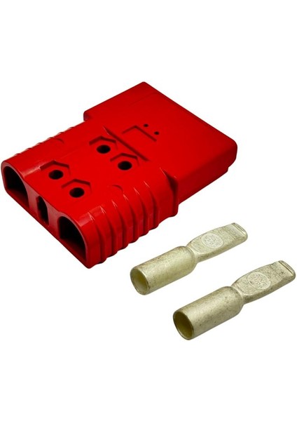 36V-150V ELEKTRİKLİ FORKLİFT AKÜ SOKETİ 160 A (35 MM/50 MM) (KIRMIZI) (SBE160) (ÇAP:71 BOY:92 MM)