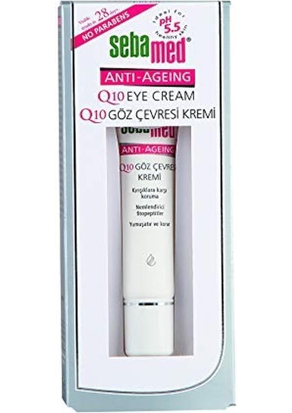 Q10 Anti-Aging Göz Çevresi Cilt Bariyeri Onarıcı Bakım Kremi 15ML GKHAİR790