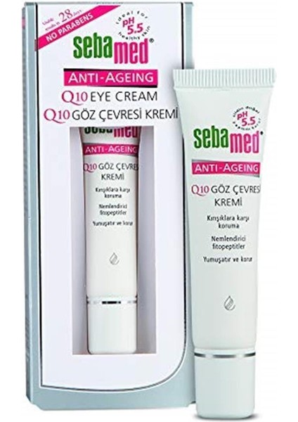 Q10 Anti-Aging Göz Çevresi Cilt Bariyeri Onarıcı Bakım Kremi 15ML GKHAİR790