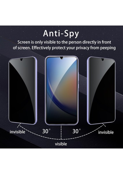 Samsung Galaxy A34 5g Gizli Hayalet Cam Ekran Koruyucu 9h Ultra Koruma (2 Adet) fiyatları