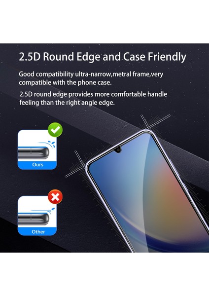 Samsung Galaxy A34 5g Gizli Hayalet Cam Ekran Koruyucu 9h Ultra Koruma (2 Adet) indirimleri