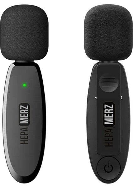 R-32 Kaliteli Çiftli Kablosuz Yaka Mikrofonu 3in1 Iphone Type-C ve 3.5mm Jack