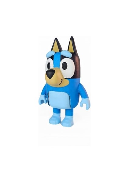 Bluey 10 cm Heykel Büst 12K Detaylı Reçine Malzeme Biblo Dekor El Boyaması Vernikli indirimleri