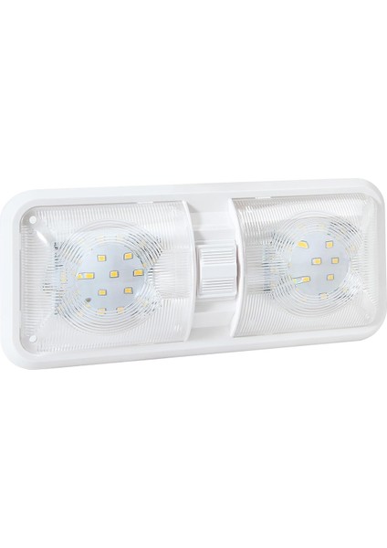 Rv Light, 12V LED Lights 700LM, 8W Lights, Ceiling Double Dome Light Fixture Interior Lighting For Car/rv/trailer/boat (Yurt Dışından)