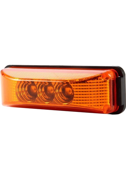 3 LED 3.9ınch Car Truck Side Marker Light Tail Rear Indicator Marker 10-24V For Trailer Rv Boat Lorry (Yurt Dışından)