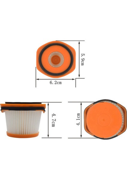 Wandvac Sistemi Için 2 Adet Hepa Filtre WS620 WS630 WS632 Kablosuz Elektrikli Süpürge XFFWV360 Temizleyici Yedek Parçaları (Yurt Dışından) indirimleri