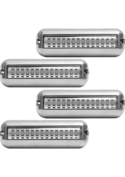 4pcs 42LED Boat Drain Light Boat Transom Light Blue Underwater Pontoon Marine Light (Yurt Dışından)