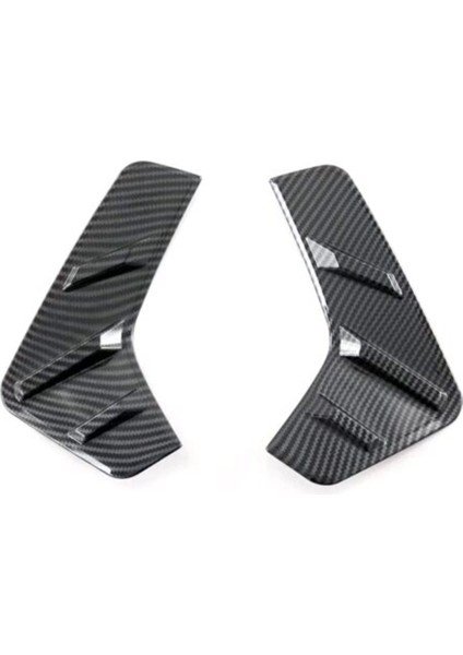 Carbon Fiber Foglights Front Rear Bumper Car Fog Light Covers Fog Lamp Trim For Atto 3 2022-2023 (Yurt Dışından)