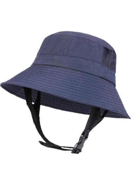 Sun Bucket Şapka Şık Nefes Alabilir Hızlı Çıkarılabilir Tokalı Vizör Şapka Balıkçı Şapkası Lacivert (Yurt Dışından)