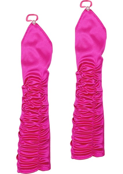 1920'LER Uzun Parti Eldivenleri Pilili Eldivenler Moda Parmaksız Eldivenler Yere Kadar Pembe (Yurt Dışından) modelleri