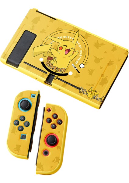 Nintendo Switch Bölünmüş Koruyucu Yumuşak Kabuk Pikachu Smile Kılıf (Yurt Dışından)