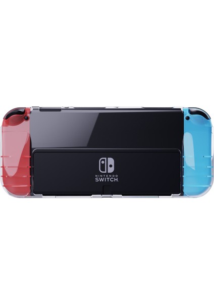Nintendo Switch OLED Kasetleri Tutabilen Düşmeyi Önleyen Şeffaf Koruyucu Kılıf (Yurt Dışından)
