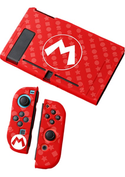 Nintendo Switch Bölünmüş Koruyucu Yumuşak Kabuk M Kırmızı Kılıf (Yurt Dışından)