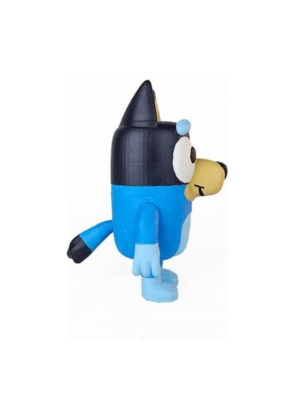 Bluey 20 cm Heykel Büst 12K Detaylı Reçine Malzeme Biblo Dekor El Boyaması Vernikli indirimleri