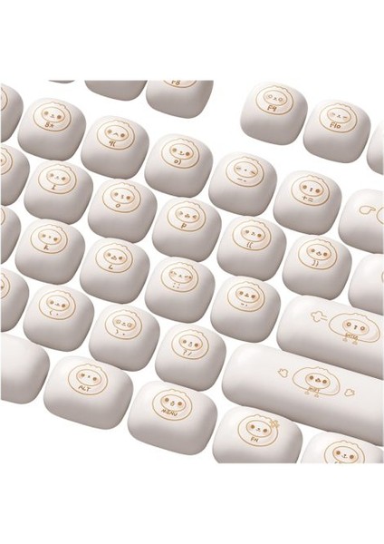 Steamed Buns Pbt 138 Adet Keycap Set