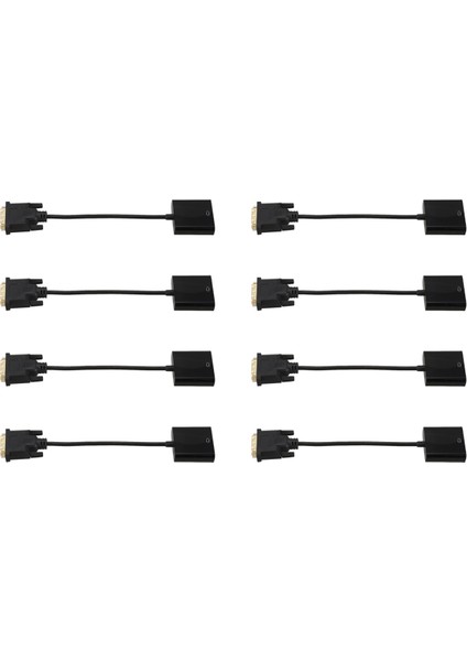8x - VGA Adaptör Kablosu 1080P -D - VGA Kablosu 24+1 25 Pin Erkek - 15 Pin VGA Dişi Video Dönüştürücü (Yurt Dışından)